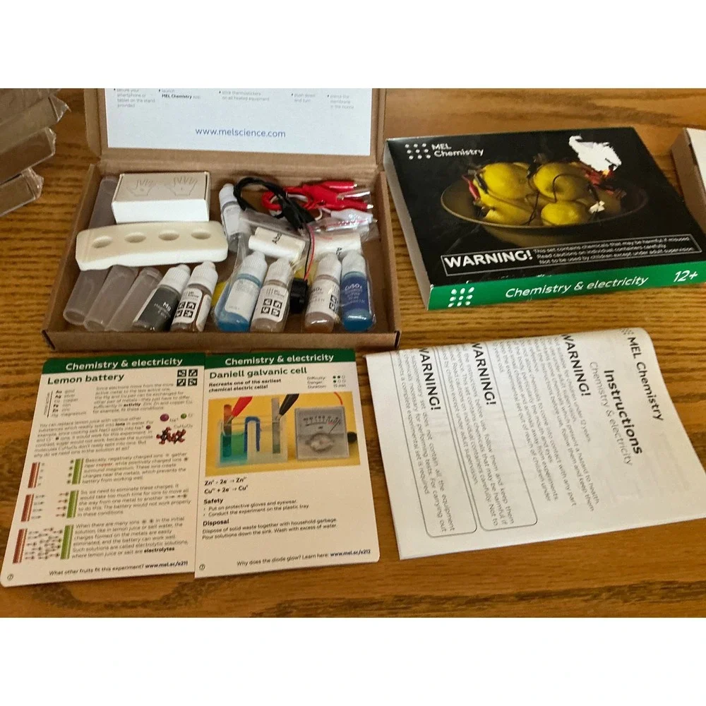 MEL Chemistry Science Kit Bundle 7 Sets Alchemy Plants Electricity STEM Ages 12+